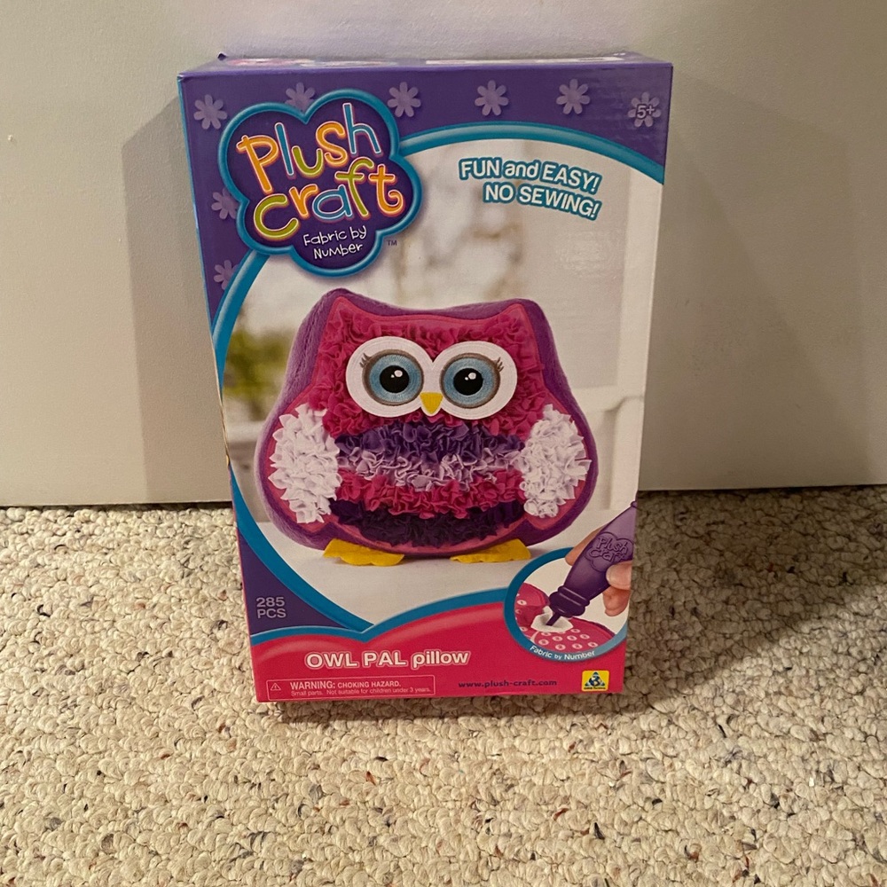 Plush Craft Owl Pillow